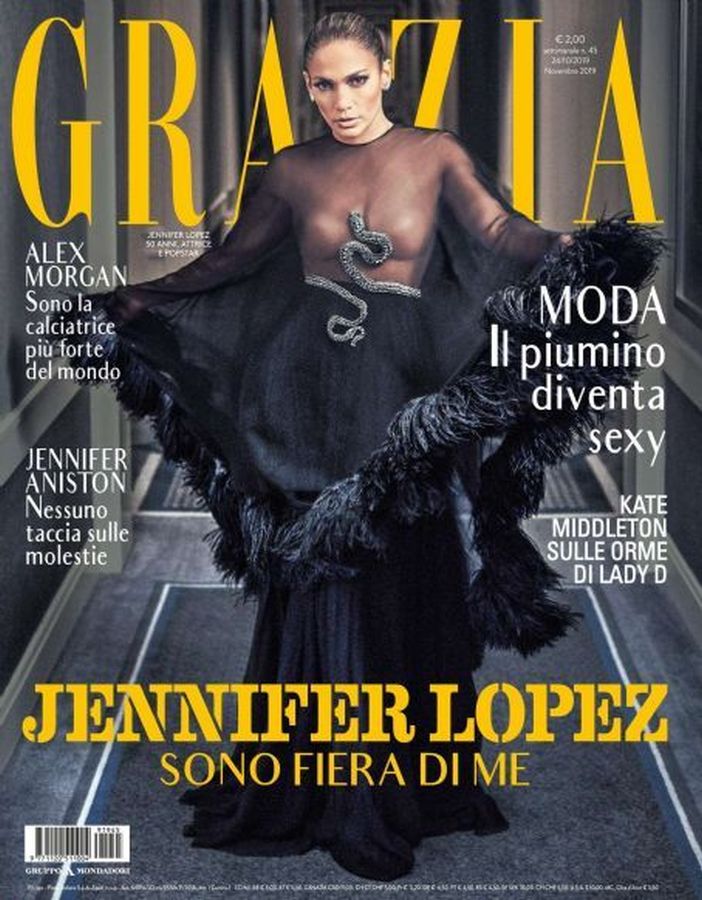 GRAZIA ITALY magazine side cover 24 October 2019