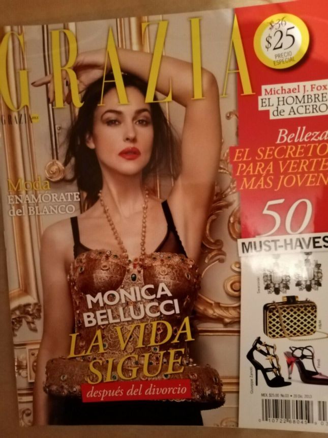 GRAZIA MEXICO magazine side cover  December 2013