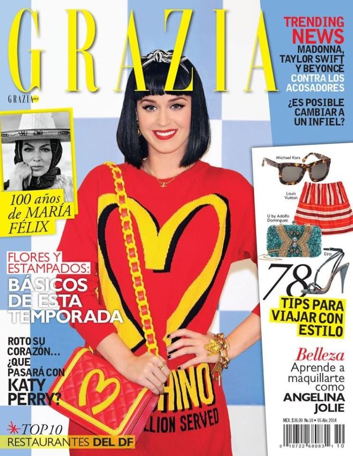 GRAZIA MEXICO magazine side cover 5 April 2014