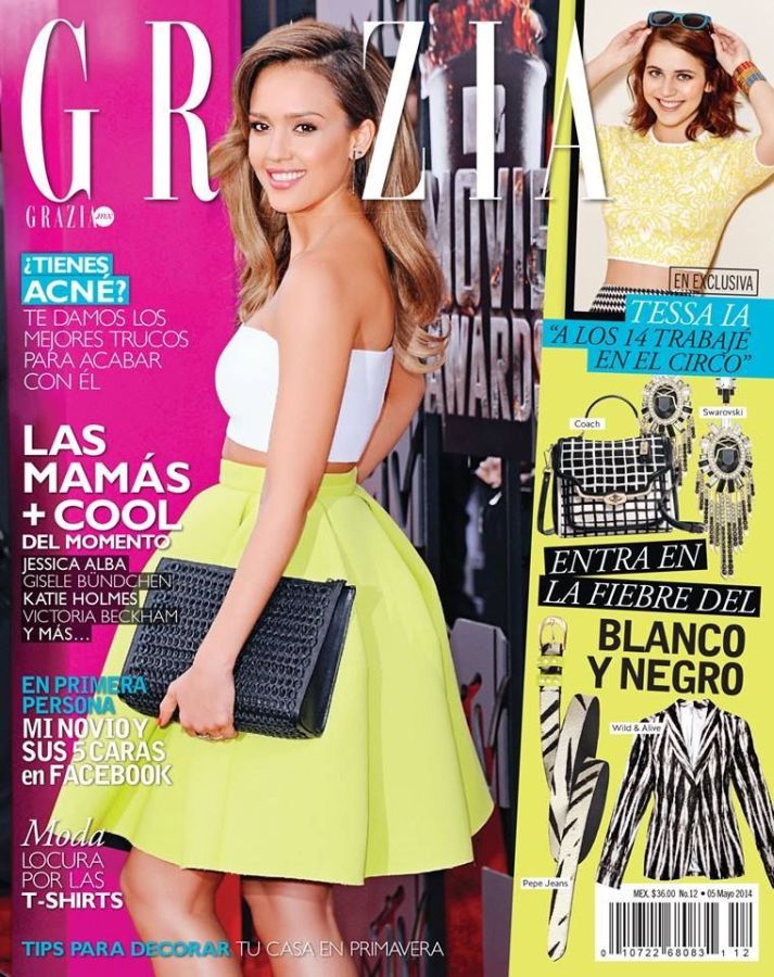 GRAZIA MEXICO magazine side cover  May 2014