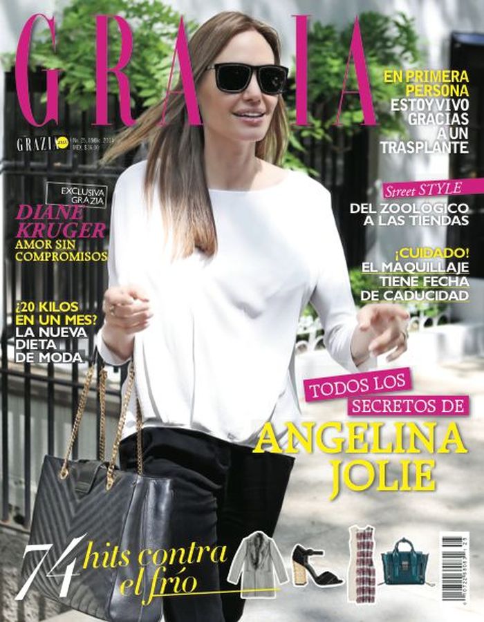 GRAZIA MEXICO magazine side cover  December 2014
