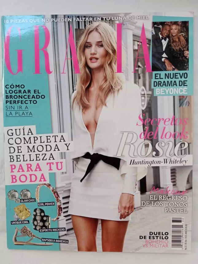 GRAZIA MEXICO magazine side cover Issue 32 5 April 2015