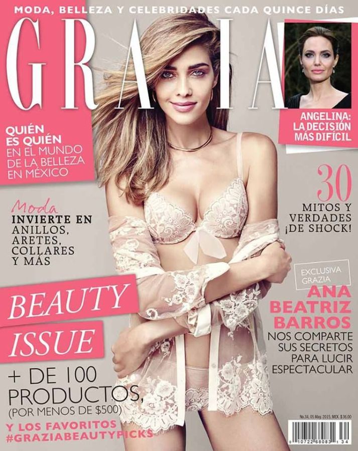 GRAZIA MEXICO magazine side cover  May 2015