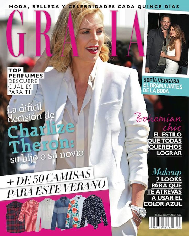 GRAZIA MEXICO magazine side cover 20 May 2015