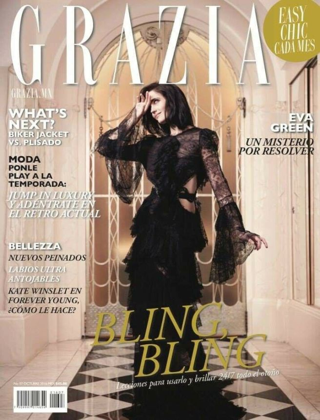 GRAZIA MEXICO magazine side cover  October 2016