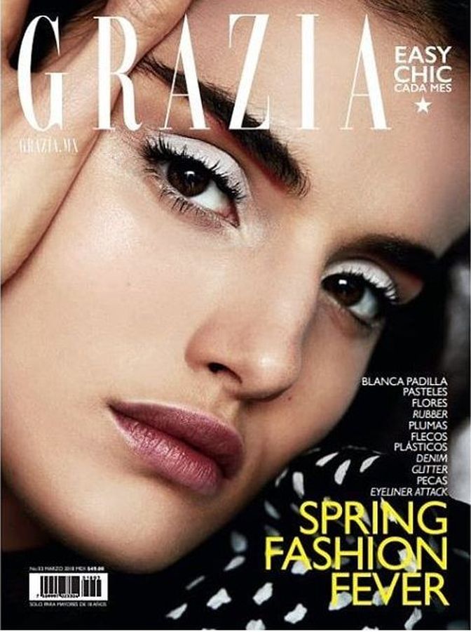 GRAZIA MEXICO magazine side cover  March 2018