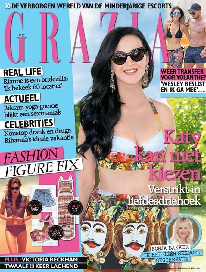 GRAZIA NETHERLANDS magazine side cover 2 July 2013