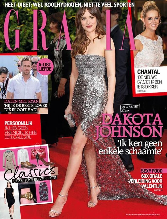 GRAZIA NETHERLANDS magazine side cover 10 February 2015