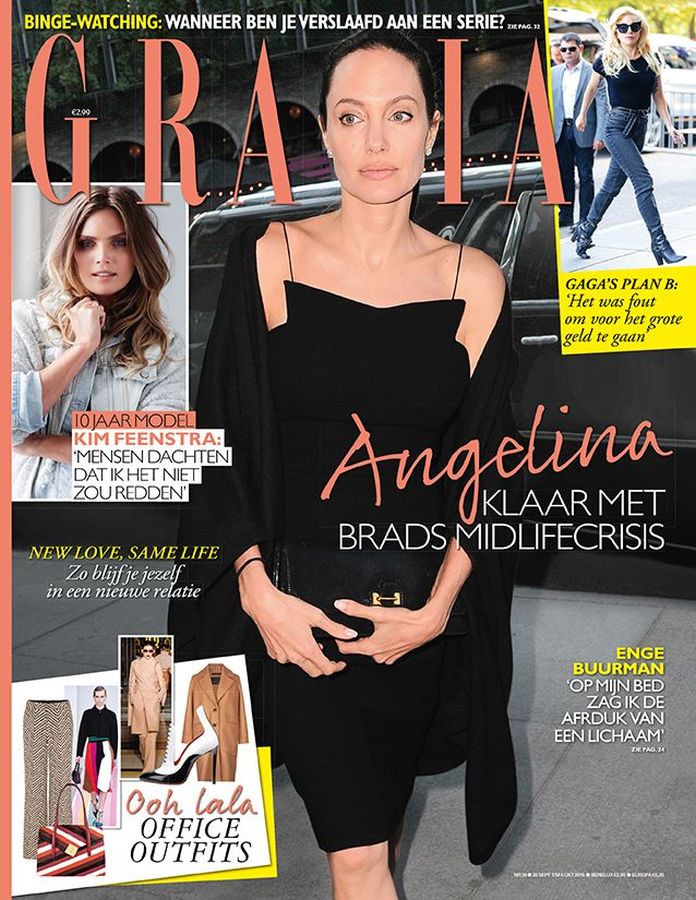 GRAZIA NETHERLANDS magazine side cover 28 September 2016