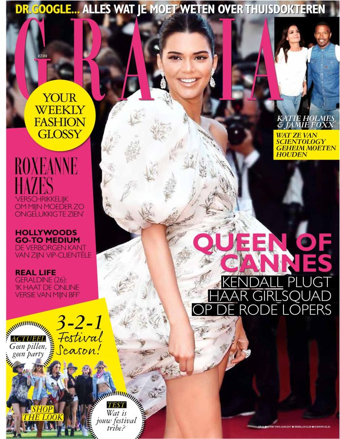 GRAZIA NETHERLANDS magazine side cover 31 May 2017