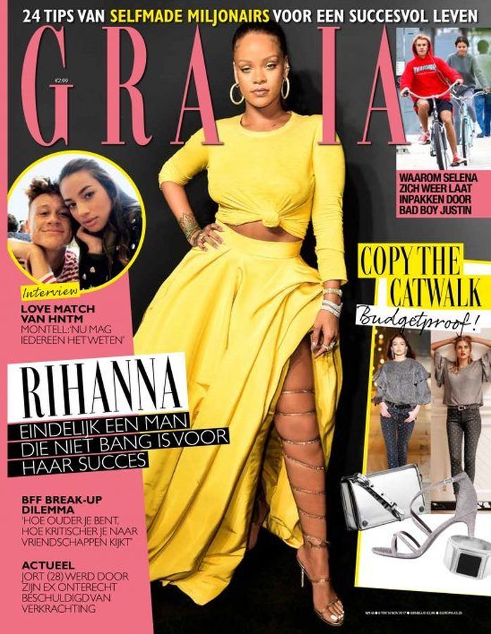 GRAZIA NETHERLANDS magazine side cover 8 November 2017
