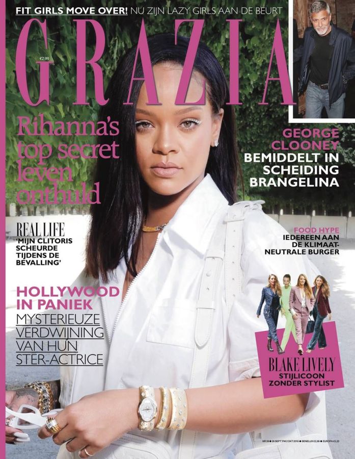 GRAZIA NETHERLANDS magazine side cover 26 September 2018