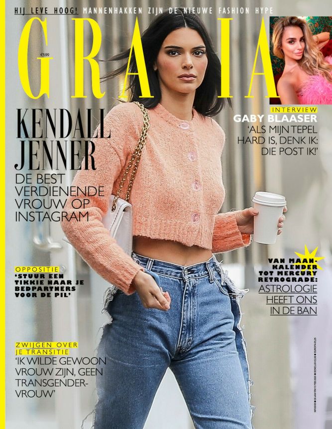 GRAZIA NETHERLANDS magazine side cover 29 January 2020