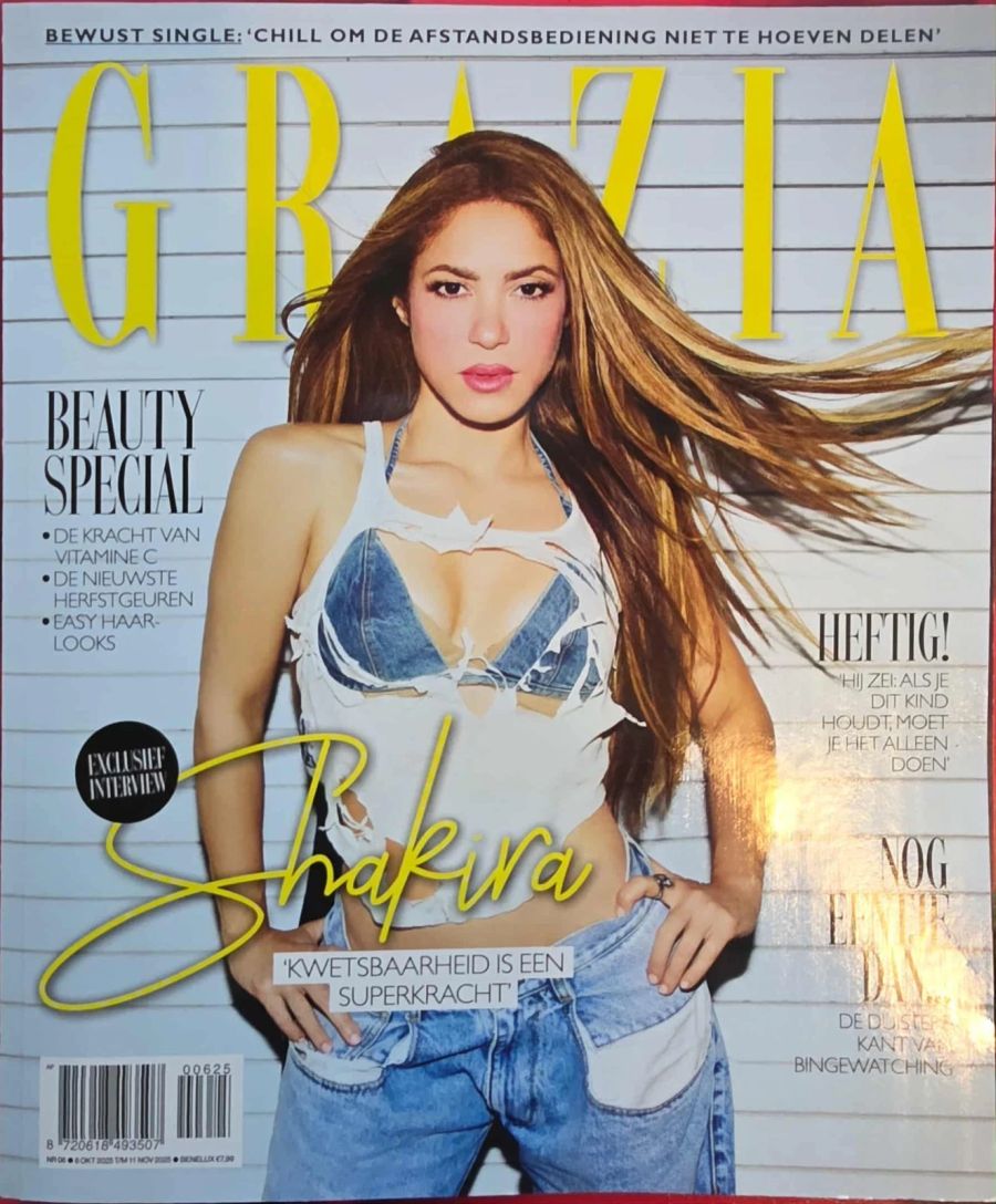 GRAZIA NETHERLANDS magazine side cover  October 2025