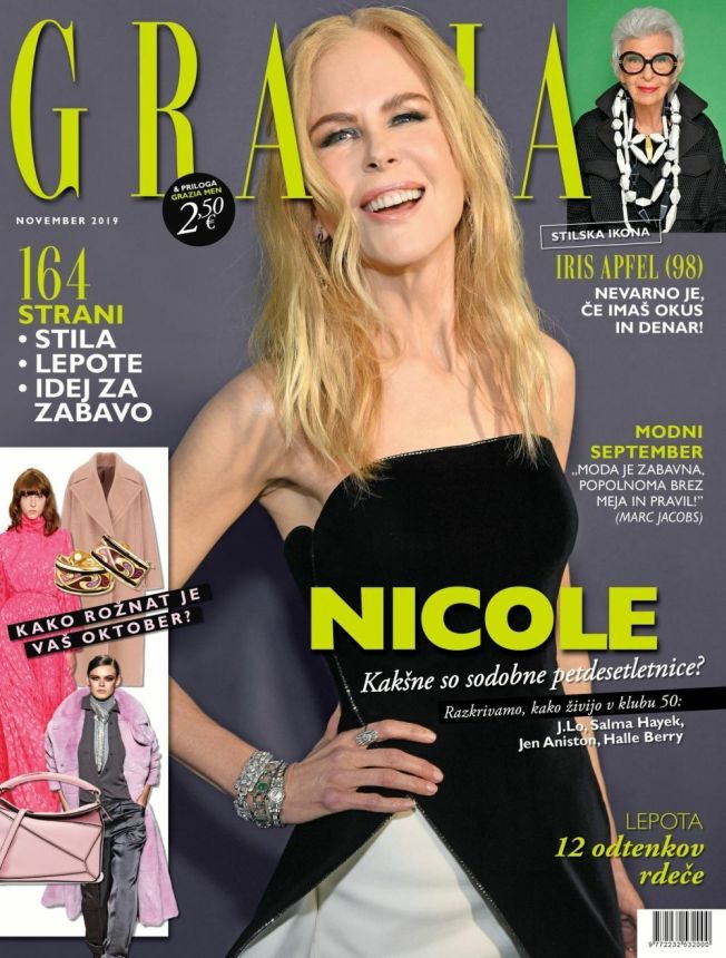 GRAZIA SLOVENIA magazine side cover Issue 82  November 2019