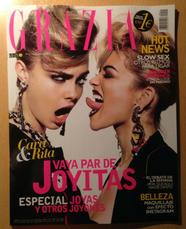 GRAZIA SPAIN magazine side cover Issue 41 20 November 2013