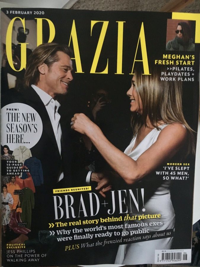 GRAZIA UK magazine side cover 3 February 2020