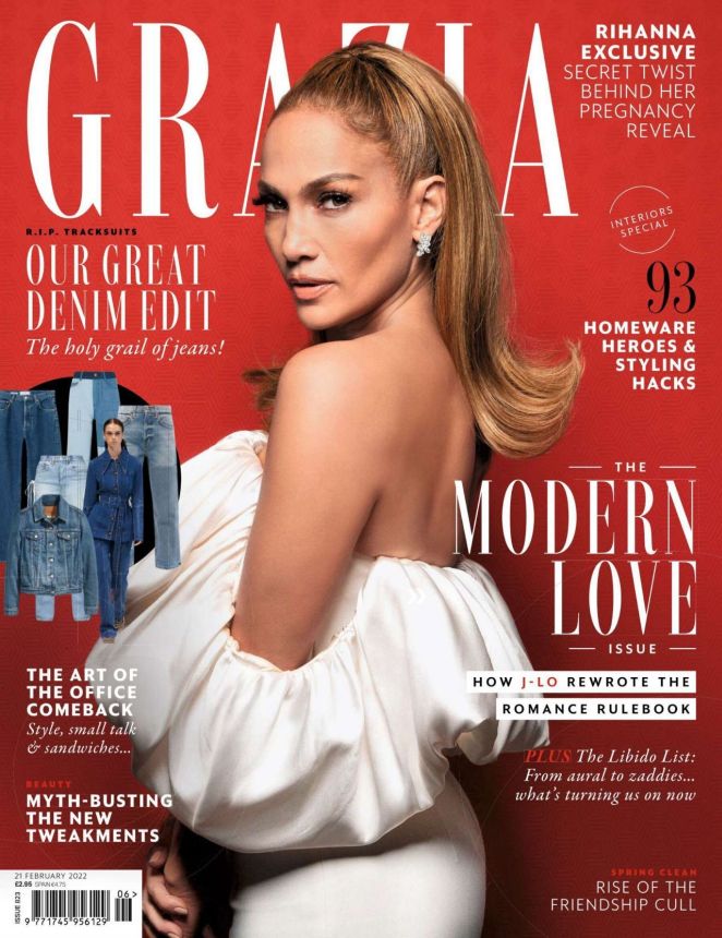 GRAZIA UK magazine side cover 21 February 2022
