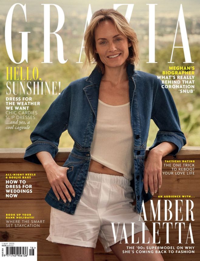 GRAZIA UK magazine side cover 1 May 2023