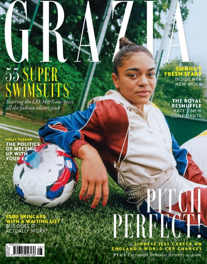 GRAZIA UK magazine side cover 24 July 2023