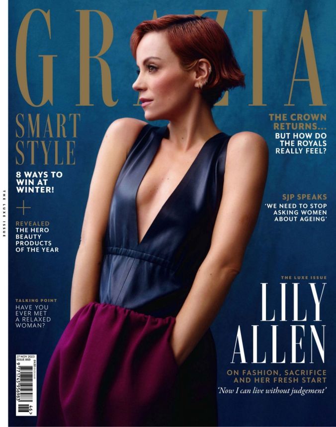 GRAZIA UK magazine side cover 27 November 2023
