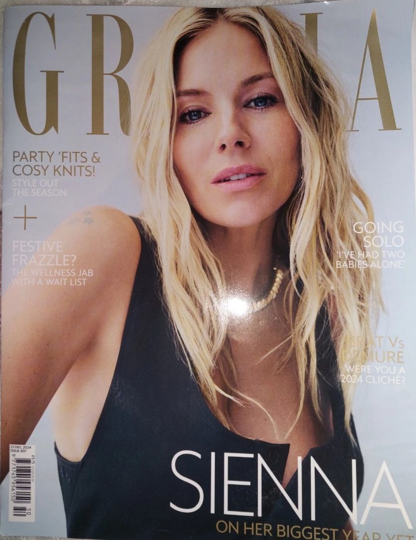 GRAZIA UK magazine side cover 23 December 2024