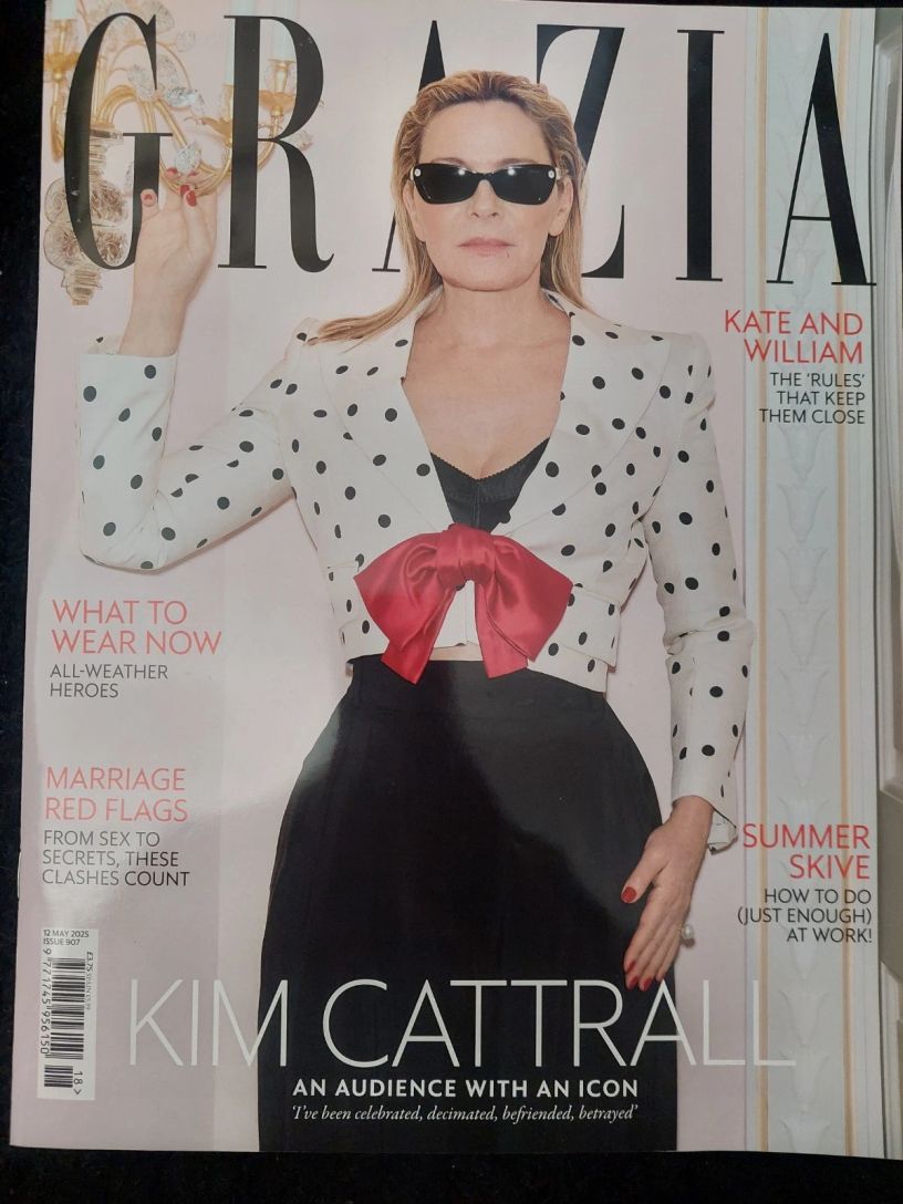 GRAZIA UK magazine side cover 12 May 2025