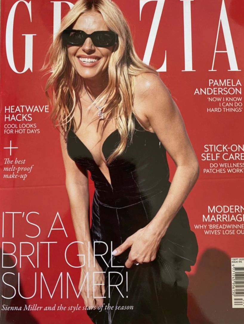 GRAZIA UK magazine side cover 1 September 2025