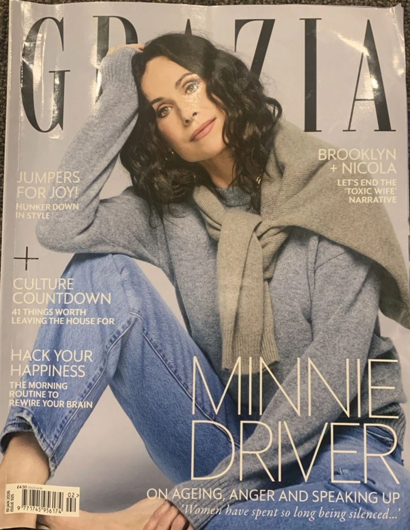 GRAZIA UK magazine side cover 19 January 2026