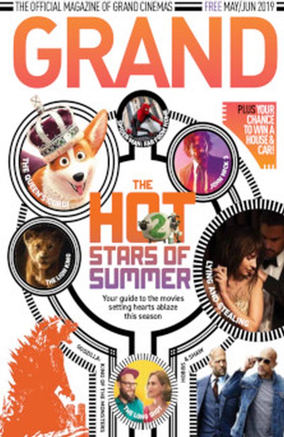 GRAND CINEMAS magazine side cover  May/June 2019