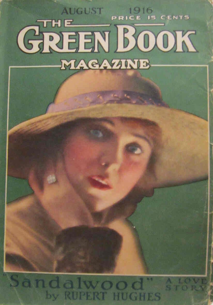 GREEN BOOK MAGAZINE magazine side cover August 1916