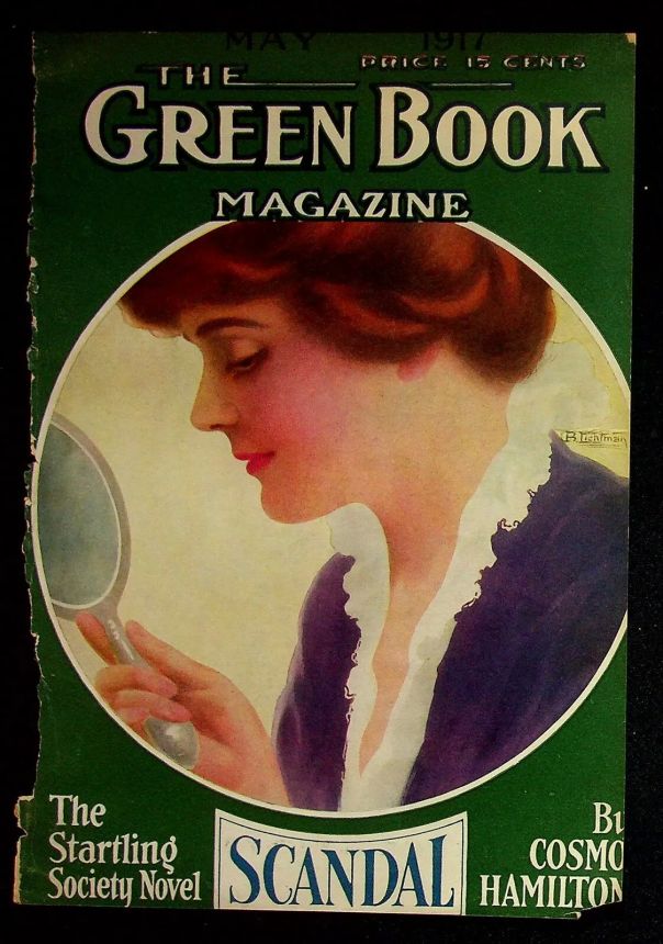 GREEN BOOK MAGAZINE magazine side cover  May 1917