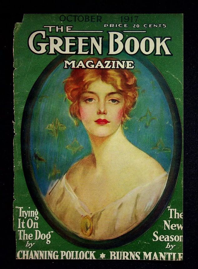 GREEN BOOK MAGAZINE magazine side cover  October 1917