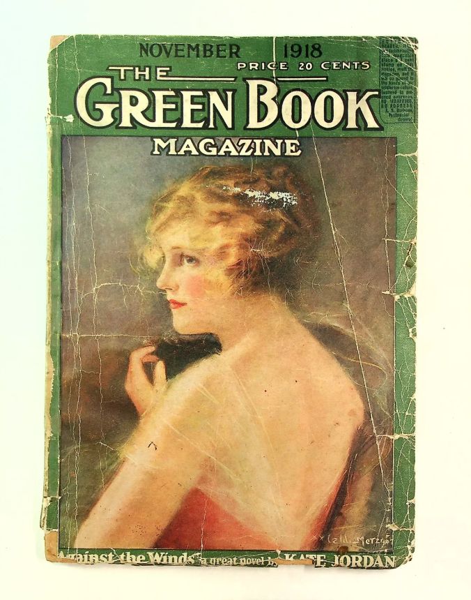 GREEN BOOK MAGAZINE magazine side cover  November 1918