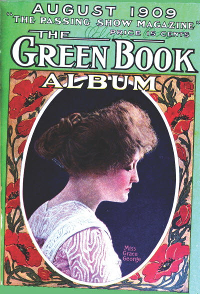 GREEN BOOK MAGAZINE magazine side cover August 1909