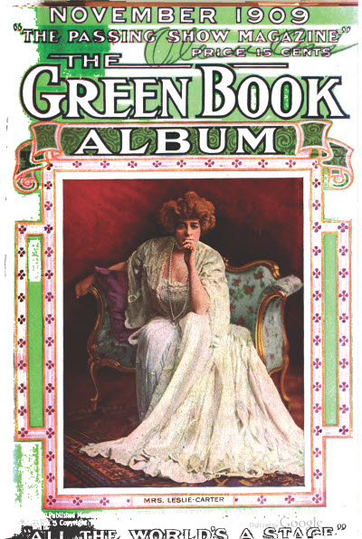GREEN BOOK MAGAZINE magazine side cover November 1909