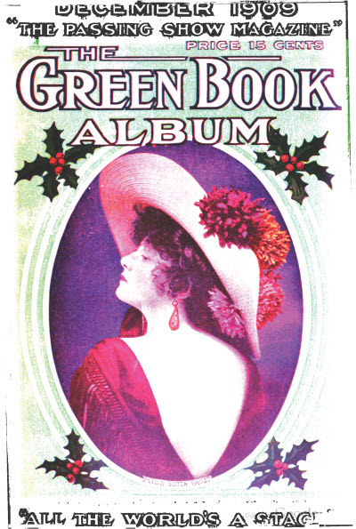 GREEN BOOK MAGAZINE magazine side cover December 1909