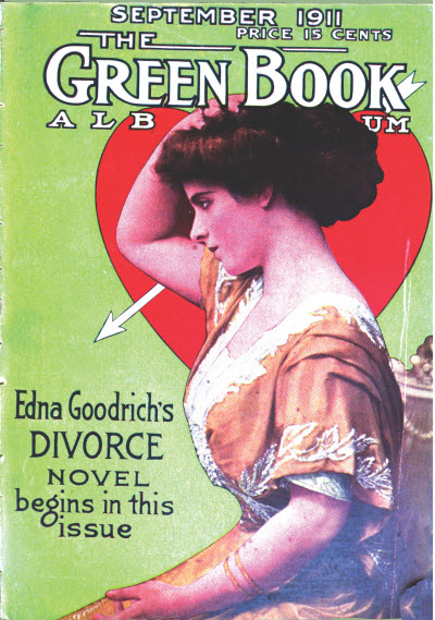 GREEN BOOK MAGAZINE magazine side cover September 1911