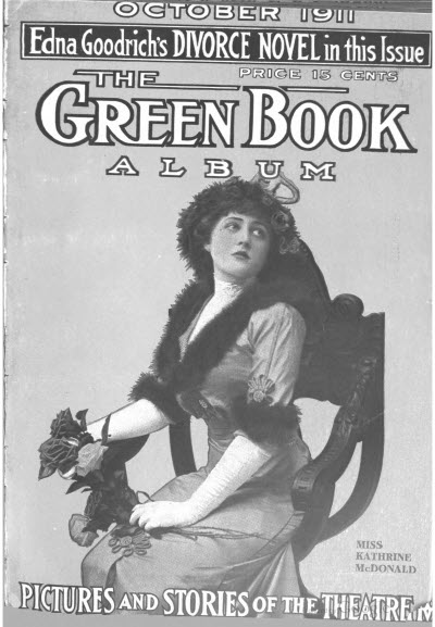GREEN BOOK MAGAZINE magazine side cover October 1911