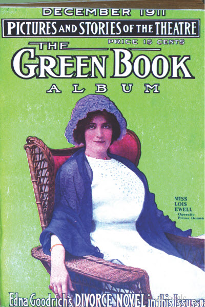 GREEN BOOK MAGAZINE magazine side cover December 1911