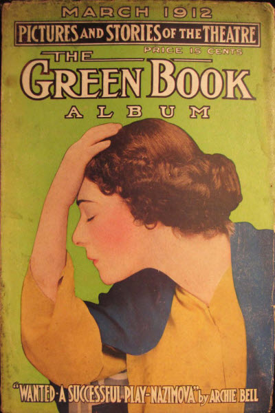 GREEN BOOK MAGAZINE magazine side cover March 1912