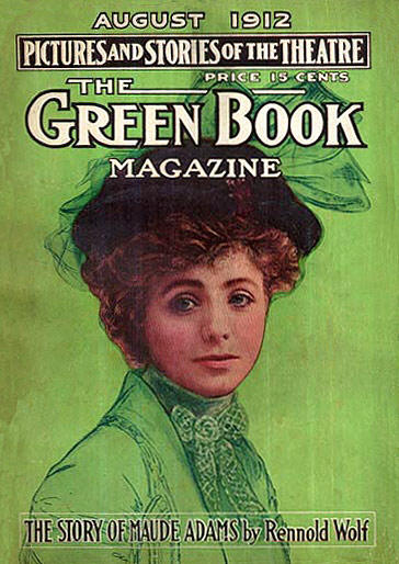 GREEN BOOK MAGAZINE magazine side cover August 1912