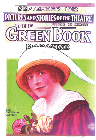 GREEN BOOK MAGAZINE magazine side cover September 1912