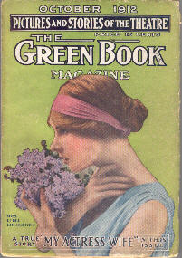 GREEN BOOK MAGAZINE magazine side cover October 1912