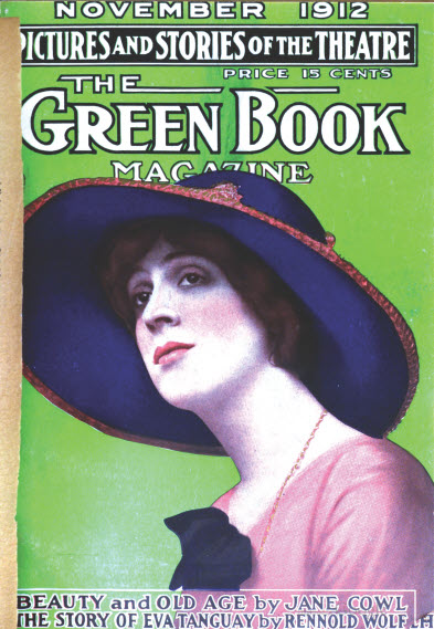 GREEN BOOK MAGAZINE magazine side cover November 1912