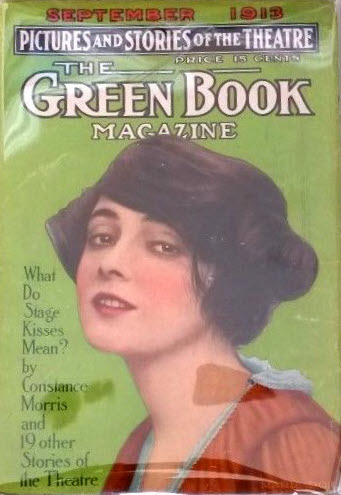 GREEN BOOK MAGAZINE magazine side cover September 1913