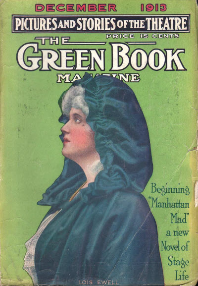 GREEN BOOK MAGAZINE magazine side cover December 1913