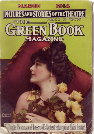 GREEN BOOK MAGAZINE magazine side cover March 1914