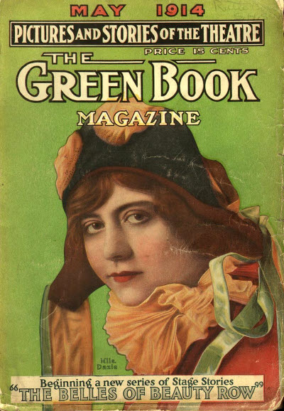 GREEN BOOK MAGAZINE magazine side cover May 1914