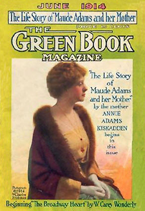 GREEN BOOK MAGAZINE magazine side cover June 1914